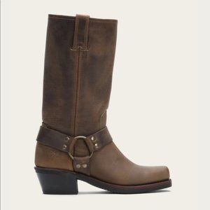 Frye 12R Harness Boots Dark Brown size 7